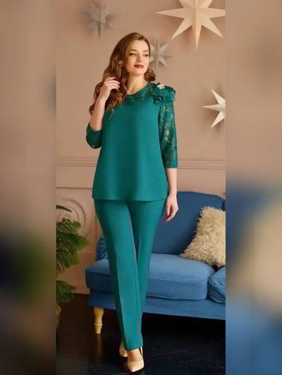 Compleu Flor Verde