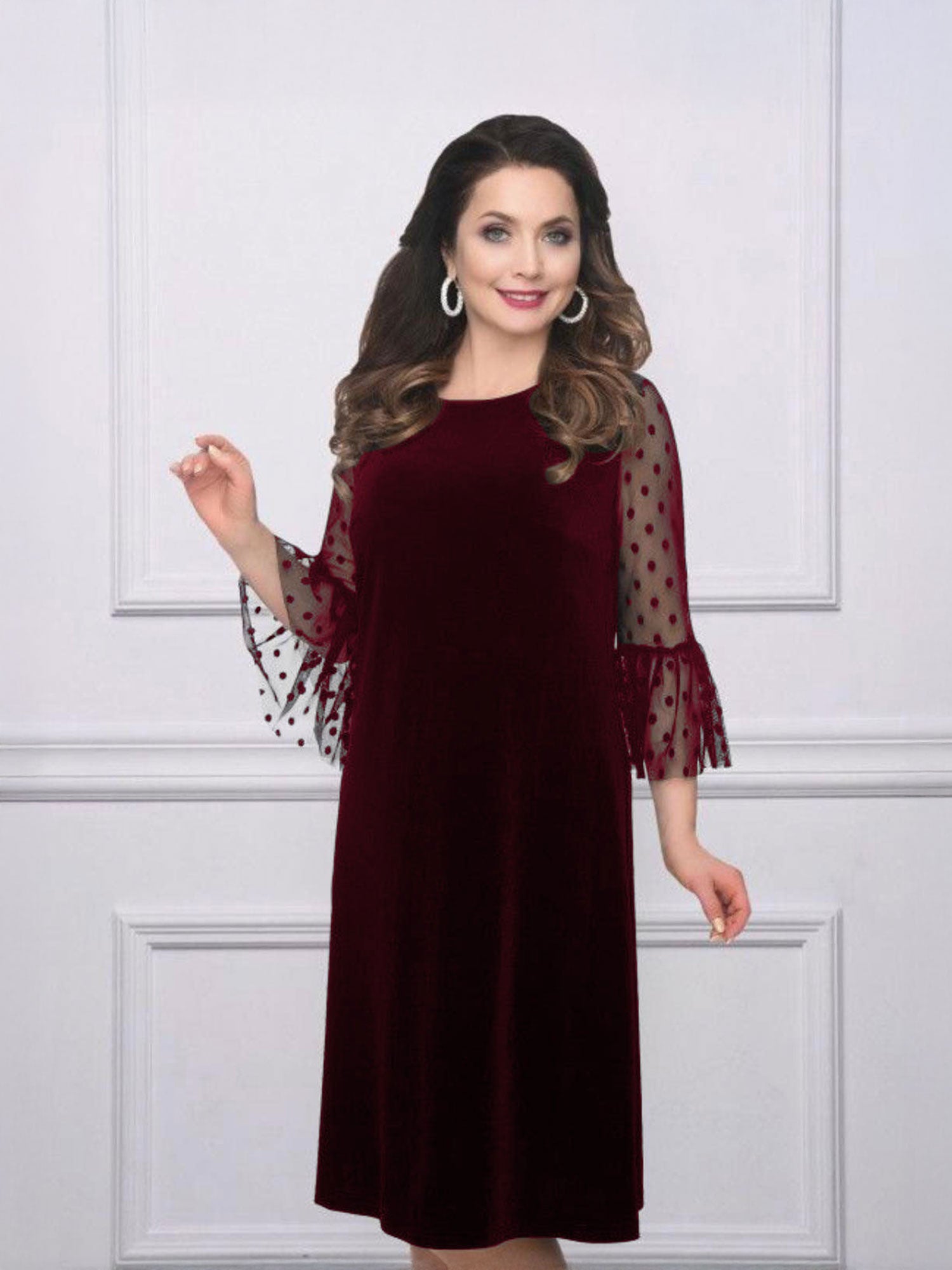 Rochie catifea Georgina