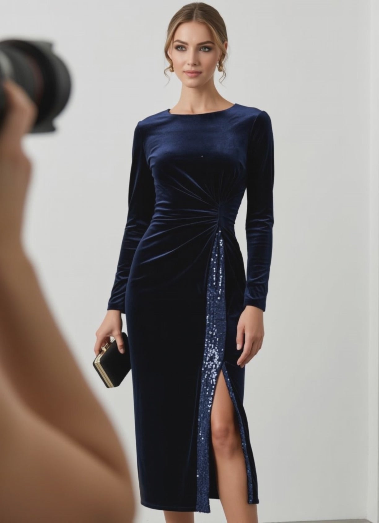 Rochia Adnana bleumarin