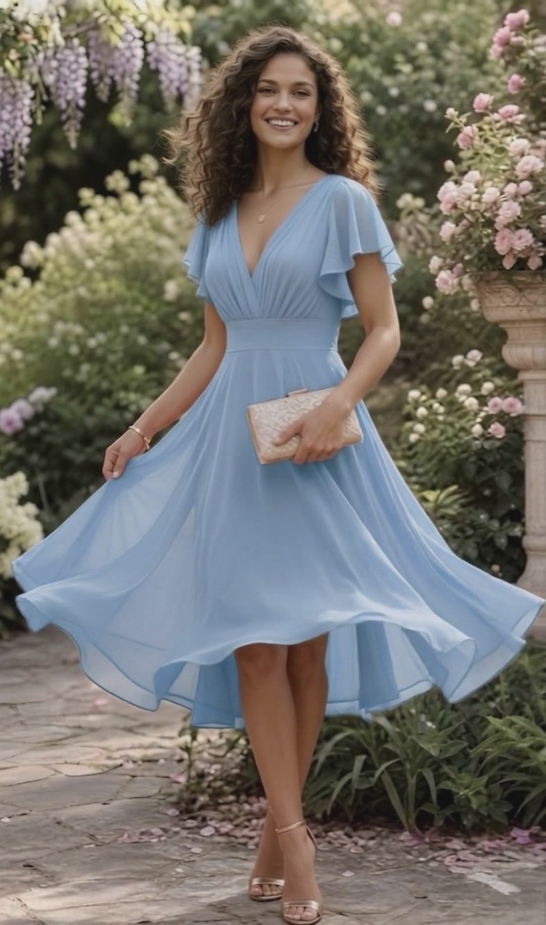 Rochia Siena bleu