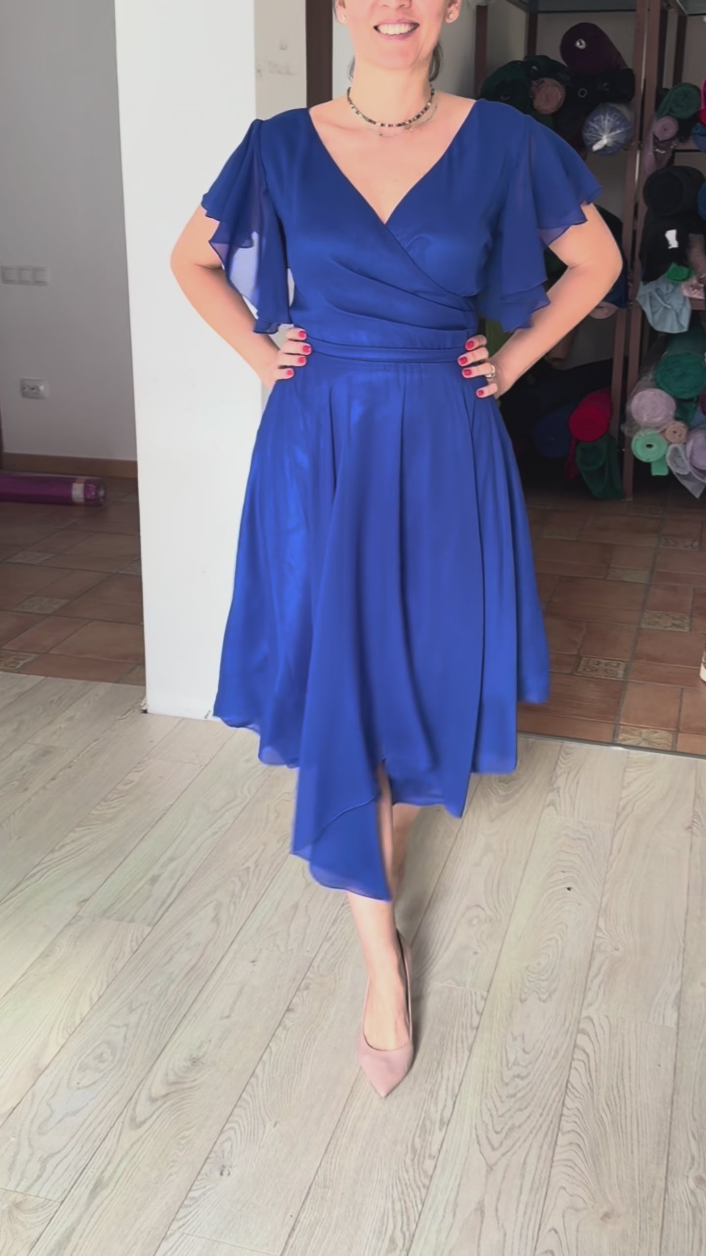 Rochia Crissia Albastru